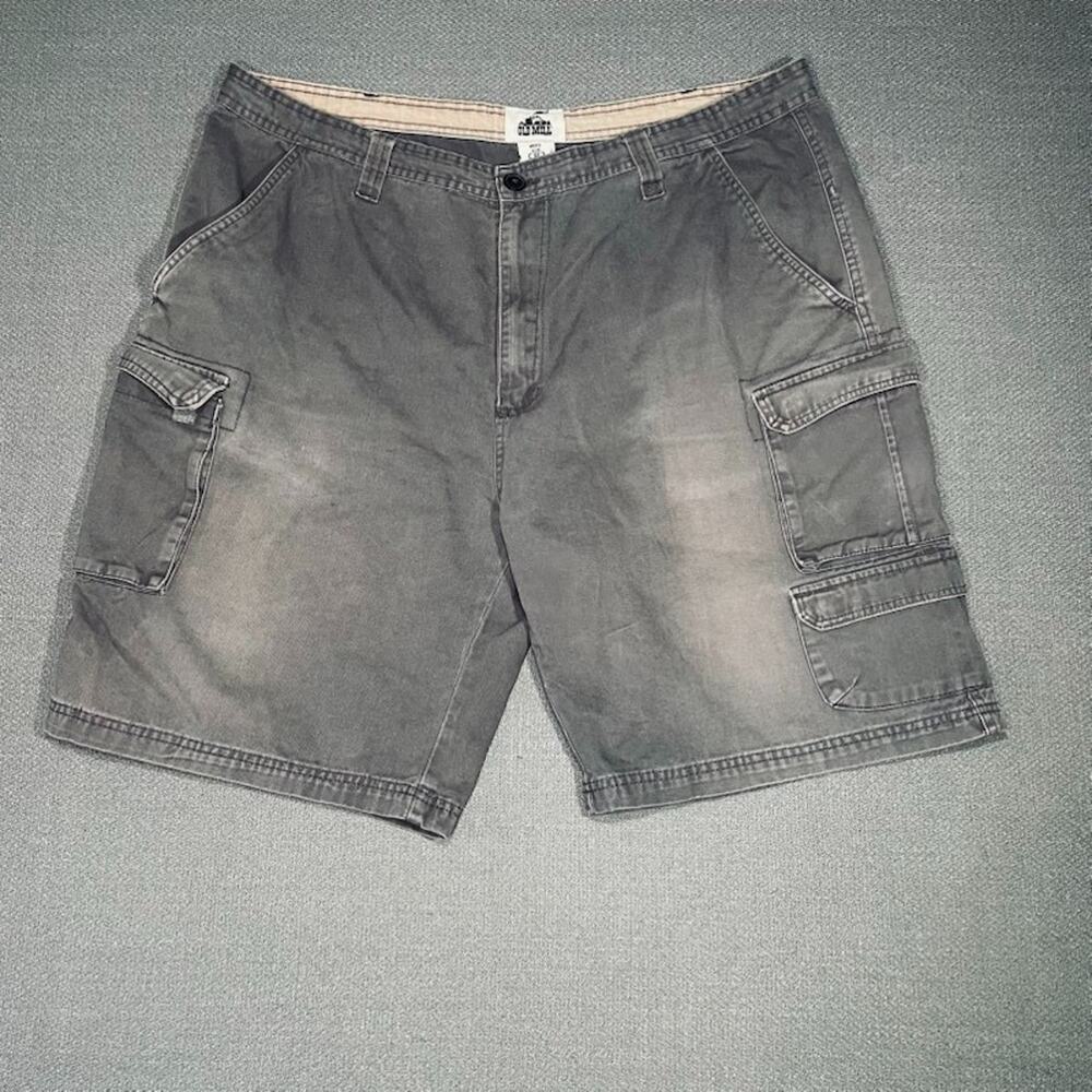 VTG Old Mill Cargo Shorts Men’s 42 Baggy Heavyweight Grunge Skater Distressed